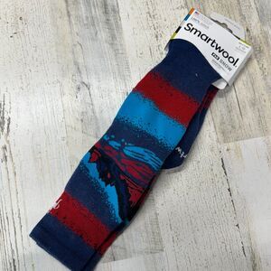 Smartwool unisex Alpine Blue PhD Snow Ski Socks Size Large New